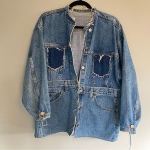 Reworked Vintage CIE Denim Jacket